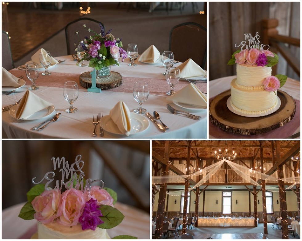 wedding cake, barn wedding, wedding table, flower cake topper
