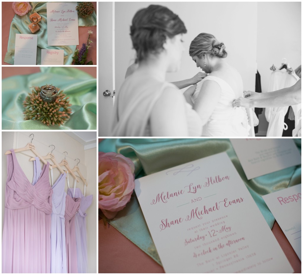 wedding invitation, flowers, bridesmaid, dress, getting ready