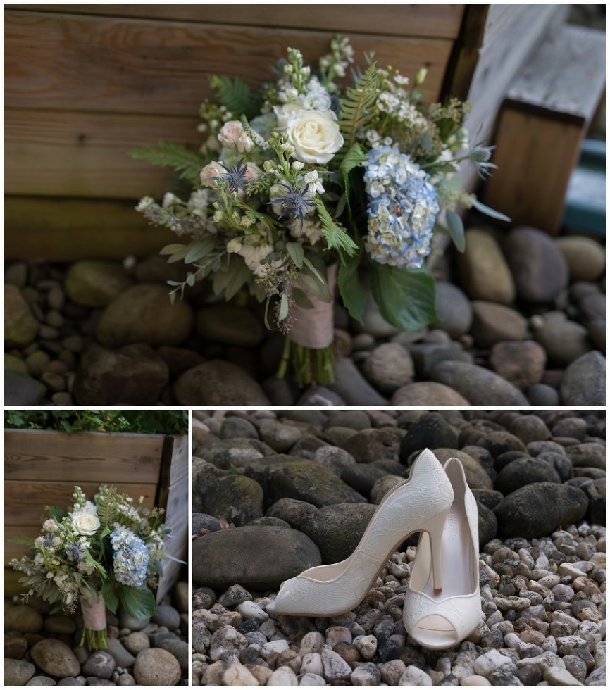 brides flowers brides shoes